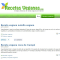 Recetas veganas