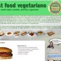 Fastfood - vegetariano - comida rápida