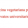 VegUni: vegetarianos universitarios
