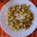 Papas al horno con huevo...