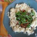 Ensalada con cuscús y lentejas