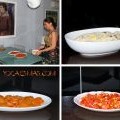 Risotto de champiñones con manzana y piñones