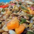 Lentejas con pimiento rojo
