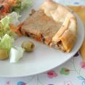 Quiche de verduras con bechamel