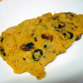 Tortilla vegana con champiñones