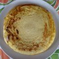 Tortilla vegana de cebolla