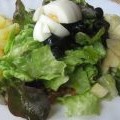 Ensalada tropical de lentejas