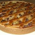 Tarta cremosa de uvas